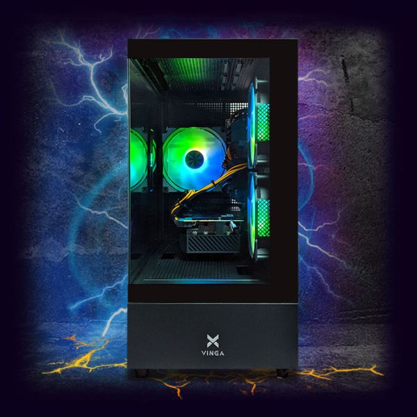 АКЦИЯ! Игровой Компьютер Ryzen 7 8700F + RTX 4070 12GB +32GB DDR5 + SSD M.2 +Монитор 27" (ZEVS PC 14960R)