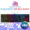 Клавиатура проводная Vinga KBGM-100 LED Blue Switch USB Black