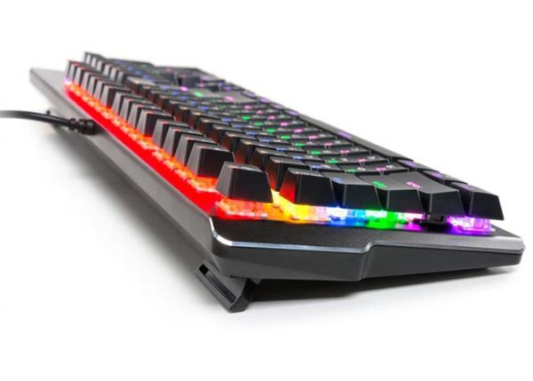 Клавиатура проводная Vinga KBGM160 LED Outemu Blue USB Black