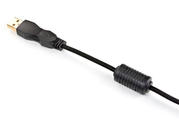 Клавиатура проводная Vinga KBGM160 LED Outemu Blue USB Black