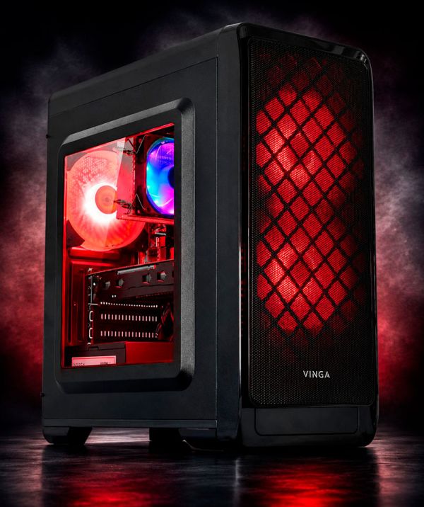 Игровой компьютер КРУЧЕ чем Intel i7 8 ЯДЕР + GTX 1050TI + 256GB SSD M.2 (ZEVS PC12440U)