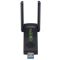 Двухдиапазонный WiFi-адаптер 1300 Мбит/с WiFi-5 USB 2.0 (2.4GHz+5.8GHz) 802.11ac Mu-MIMO с антеннами 2x5 дБ