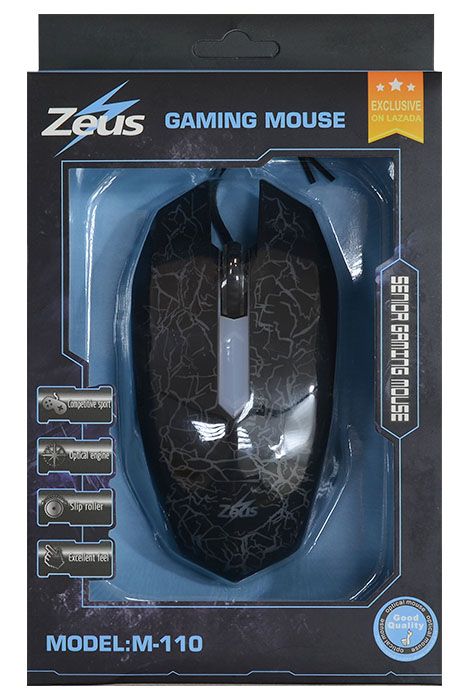 Мышь проводная игровая ZEUS M-110 USB