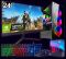 Игровой компьютер + Монитор 24'' Intel i7 + GTX 1060 +16GB +SSD M.2+Win10 + Игровой набор! (ZEVS PC10130U)