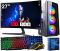 Игровой компьютер + Монитор 27" КРУЧЕ чем Intel i7 16 ПОТОКОВ 8 ЯДЕР + RX 580 8GB + 16GB + SSD M.2 512GB+Клавиатура +Мышка(ZEVS PC10360U)