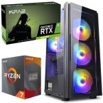 Игровой компьютер RYZEN 7 8 ядер + RTX 2060 SUPER 8GB +32GB DDR4+SSD M.2(ZEVS PC12720PRO)