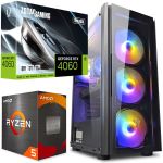 АКЦИЯ! Игровой Компьютер Ryzen 5 5600 + RTX 4060 8GB +16GB DDR4+SSD M.2 (ZEVS PC 12970PRO)