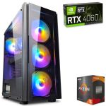 АКЦИЯ! Игровой Компьютер Ryzen 5 5500 + RTX 4060 8GB +16GB DDR4 (ZEVS PC 13710R)