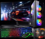 АКЦИЯ! Игровой Компьютер + Монитор 27" Ryzen 5 5500 + RTX 4060 8GB +16GB DDR4 (ZEVS PC 13710R)