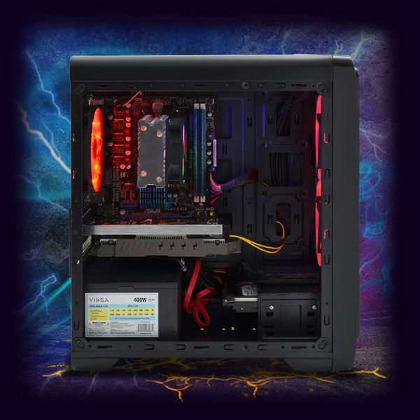 Игровой компьютер КРУЧЕ чем Intel i7 8 ЯДЕР + GTX 1050TI + 256GB SSD M.2 (ZEVS PC12440U)