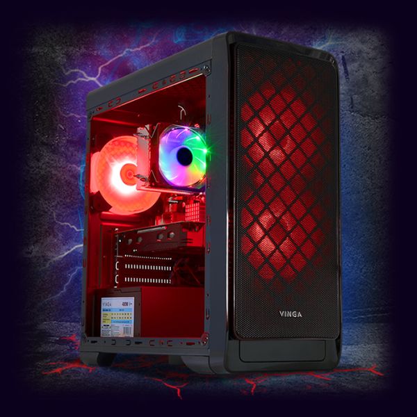 Игровой компьютер КРУЧЕ чем Intel i7 8 ЯДЕР + GTX 1050TI + 256GB SSD M.2 (ZEVS PC12440U)