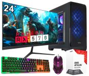 ИГРОВАЯ сборка "NEXUS" | RX 570 8GB| Athlon II X4 950 |SSD | Wi-Fi | WIN10 |Монитор LED IPS 24"