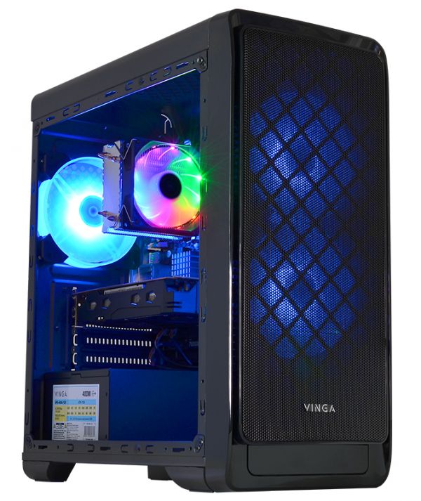АКЦИЯ! ИГРОВОЙ КОМПЬЮТЕР Intel i5 4x3.8GHz  + Монитор 19"+ SSD M.2 + Клавиатура + Мышка (ZEVS PC1700)