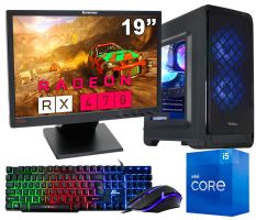 ИГРОВАЯ сборка "SPIRIT i5" | RX 470 4GB| Core i5 |SSD M.2 | Wi-Fi | WIN10 |Монитор 19"